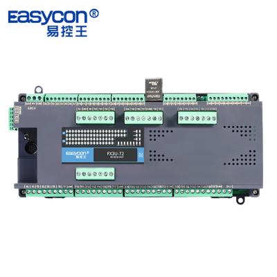 China Easycon FX3U-72MT/MR/MRT-10AD-5DA WIth 40DI 28DO 10AI 5AO Ethernet PLC Programmable Logic Controller plc controller FX3U-72 for sale