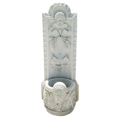 China EUROPEAN garden park decoration marble carving wall fountain for sale for sale