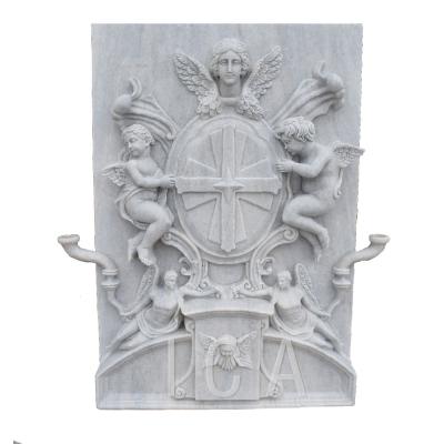 China Western Decorative Wall Art Stone Statue Figure Church Relief In Sale for sale