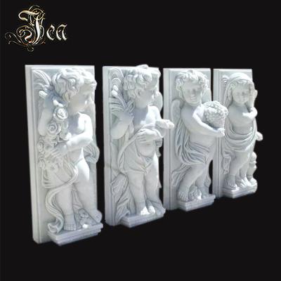 China Decoration Western Art Stone Wall Carving Marble Relief for sale