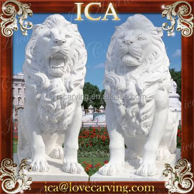 China Western stone lion statue for garden DL0150 for sale