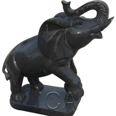 China New large western stone carving elephant statue used in garden decoration for sale