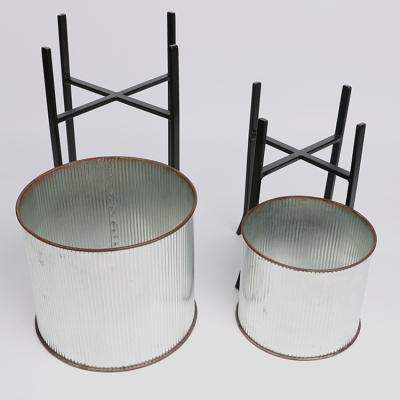 China Modern Nordic Style Metal Plant Stand Iron Art Flower Pot Stand Decor Plant Socket For Home Display Flower Potted Rack for sale