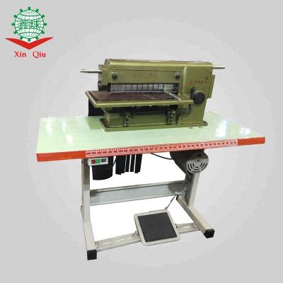 China Garment stores leather slitting machine opening mechanism shoe box bag paper material products cutting slitting machine straight leather slitti for sale