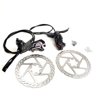 China Moutain Road BMX Cruisers Bikes Parts 160mm Rotor Moutain Cycling Cycling Disc Brake Set Bicycle Oil Hydraulic Disc Brakes for sale