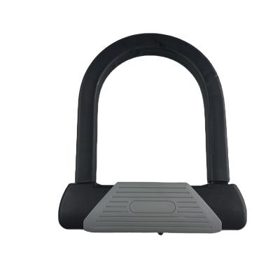 China Customizable New Design Bike Lock Bicycle Security Accessories U Lock Bicycle U-Shaped Lock for sale