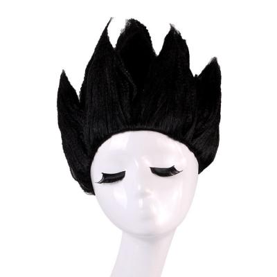 China Natural Suit Seven Dragon Balls Monkey King Cosplay Children's Performance Wig Animation Saiya Fluffy Lotus Head for sale