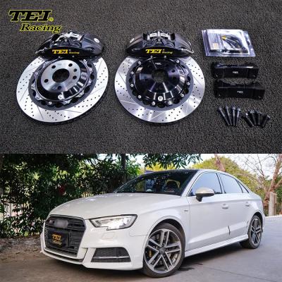 China TEIRACING voor de Pottenspleet Gesmede Beugel van P40NS+ 4 met de rotor van 355x28 mm voor Audi A3 18 duimrand Te koop