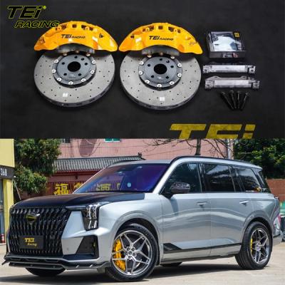 China Front Big Brake Kit 10 Piston Caliper With 400x36mm Rotor BBK Auto Brake System For Trumpchi GS8 21 Inch Car Rim for sale