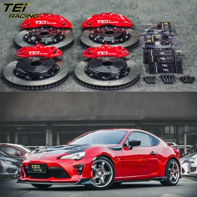 中国 フロント6ピストンとバック4ピストンキャリパー BBK自動ブレーキシステム トヨタ86 18インチフレーム 販売のため