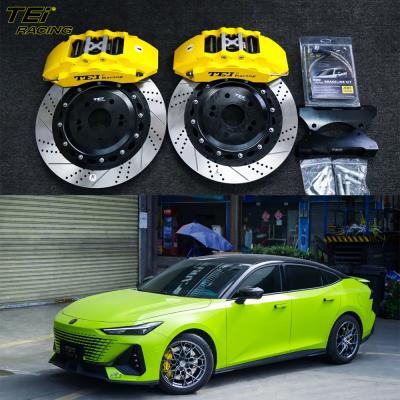 China Front Big Brake Kit 6 Piston Caliper With 355x32mm Rotor BBK Auto Brake System For Changan UNI-V 18 Inch Car Rim for sale