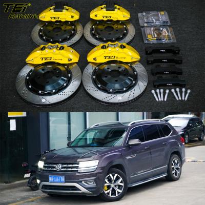 China Frente 6 pistón y trasero 4 pistón calibre BBK sistema de freno automático para Volkswagen Atlas 19 pulgadas en venta