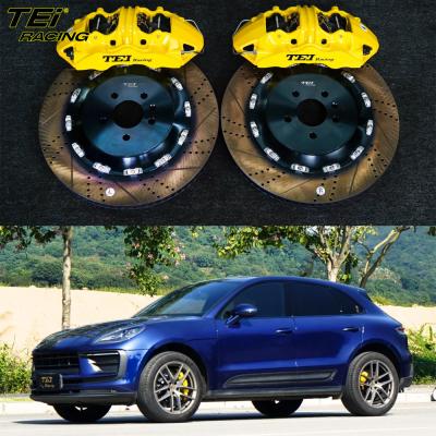 Cina Kit freno frontale grande 6 Piston Caliper con rotore 405x34mm BBK sistema di freno automatico per Porsche Macan 20 pollici cerchiera auto in vendita