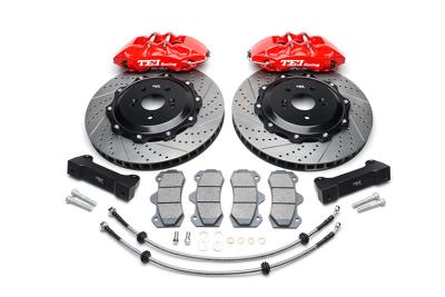 China 6 Piston Toyota Big Brake Kit , Aluminum Alloy Performance Car Parts for sale