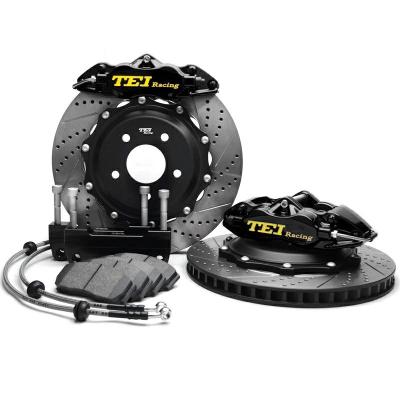 China Disco 330x28m m 4 - calibrador del negro del pistón con 2 - rotor Front Brake Kit For Audi A3 del pedazo en venta