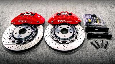 Cina TEI Racing P60ES 6 calibri a pistoni Kit freno grande per Audi A4L 18 pollici ruota anteriore in vendita