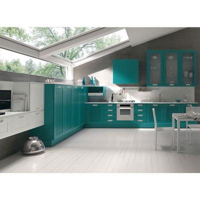 China Australia Modern Standard Lacquer Shaker Door Kitchen Cabinets With Scullery Cabinets Set for sale