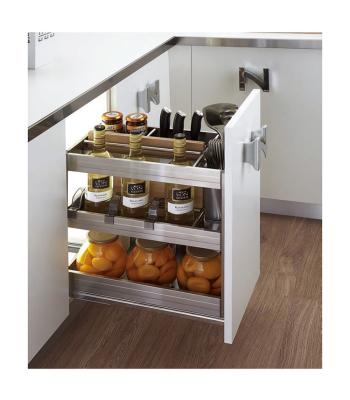 China T3014002 Modern Multifunctional Kitchen Pull Out Baskets Kitchen Storage Drawers for sale