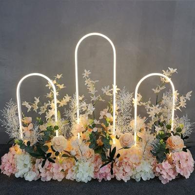 China Home.Party.Restaurant.Bar.Hotel. Hot - Selling High Quality Wholesale Wedding Party Layout Props Walkway Decoration Flower Road Guide for sale