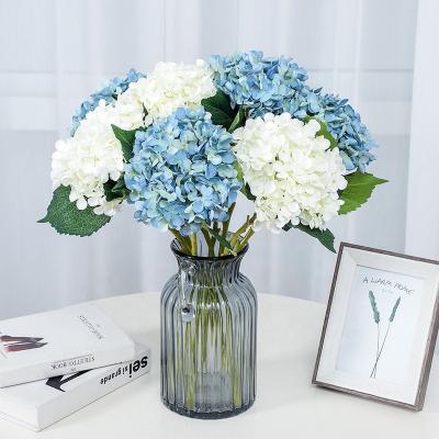 China Home.Party.Restaurant.Bar.Hotel.Wedding high quality European and American modern style 11 artificial fork silk hydrangea for wedding party home decoration for sale