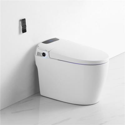 China New style 220v fully automatic electric inductive automatic operation odorless one piece intelligent smart wc toilet for sale