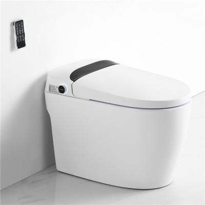 China Wholesale One Piece White Ceramic Flush Electric Bidet Foot Sensor Automatic Operation China Smart Bathroom Toilet for sale