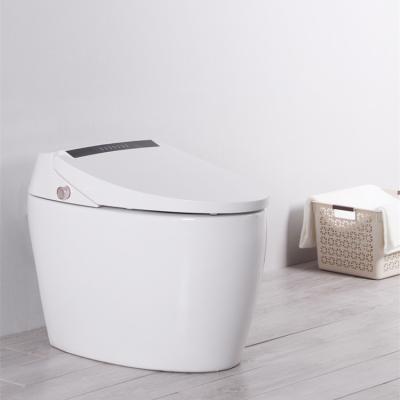 China Automatic Operation New Design Floor Standing Ceramic Bathroom Heated Electronic Bidet Wc Smart Smart Toilet for sale