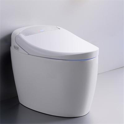 China High Tech Professional Automatic Bidet Open Intelligent Electric Heat Wc Floor Floor Smart Toilet Auto Operation for sale