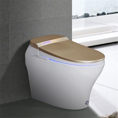 China Luxurious Modern Floor Standing Auto Flush Floor Ware Auto Operation Bathroom WC WC Smart Ware Smart Toilet for sale