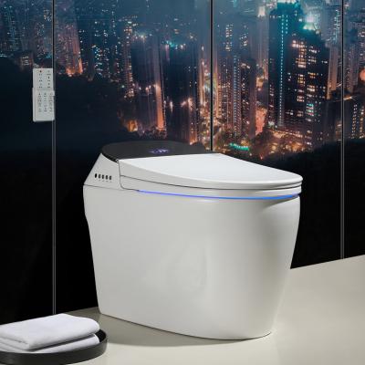 China European style modern automatic inodoro automatic operation WC one-piece electric toilet bowl floor standing smart toilet for sale