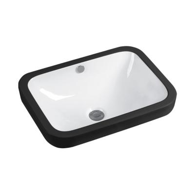 China Modern Design High Gradee Scratch Resistance Black Bathroom Sink Art Wash Basin for sale