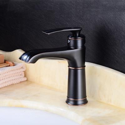 China Factory Modern Sanitary Ware China Bathroom Faucet Black Home Luxury Sink Faucets for sale