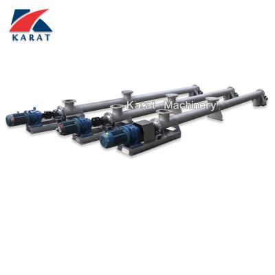 China Heat Resistant Stainless Steel Slurry Shaftless Screw Conveyor for sale