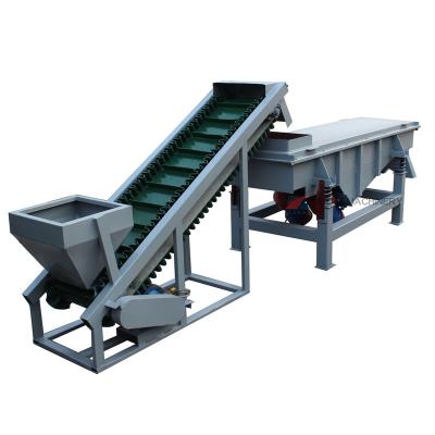 China PU PVC Skirt Bulkhead Belt Heat Resistant Stainless Steel Conveyor Belt Conveyor For Food Industry for sale