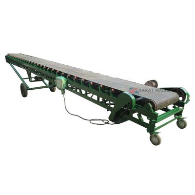 China Heat Resistant Conveyor Belt Systems Portable Belt Conveyor Price for sale