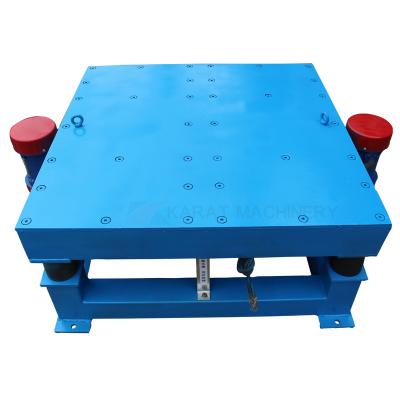 China Paver Blocks Electric Vibrating Table For Paver Blocks for sale