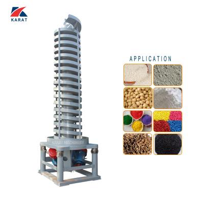 China Heat Resistant Vibratory Spiral Elevator SS304 Vertical Vibrating Conveyor Belt for sale