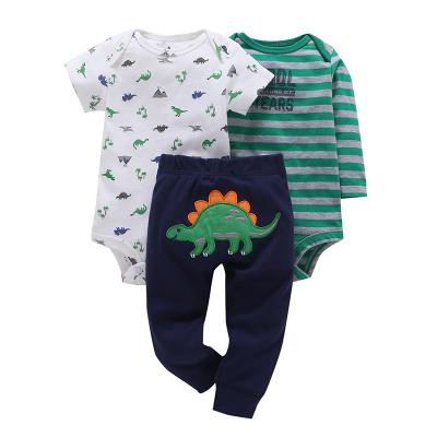 China Online Summer Breathable Baby Clothes Wholesale Newborn Jumpsuits Clothing Set for sale