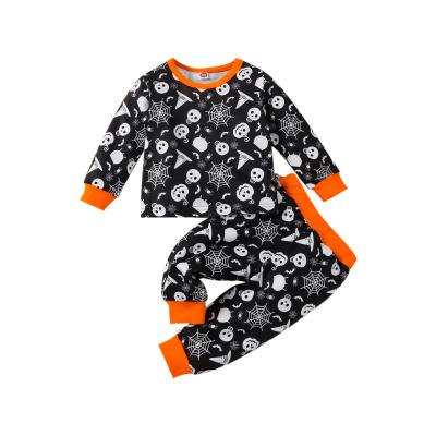 China Anti-Shrink Kids Spring Autumn Winter Long Sleeve Toddlers 2 Pcs Clothing Baby Kids Boys Clothing Sets for sale