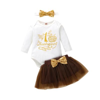 China Washable Cute Baby Girl Clothes Spring Dress Newborn Baby Romper Lace Dresses Set for sale