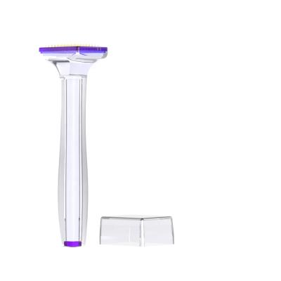 China Newest 80 Micro Roller System Derma Stamp Derma Stamp Anti-Blister Needles Purple Needle Handles With Clear Handles for sale