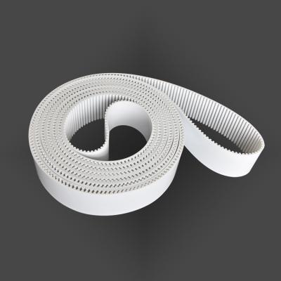 China High Strength Transmission Efficiency HTD 5M White Tooth Polyurethane Steel Rope Endless Jointing PU Synchronous Belt High Strength for sale