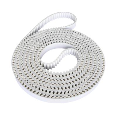 China Transmission High Strength HTD 14M Teeth Polyurethane White Steel Rope High Strength Industrial Drive Synchronous Belt for sale