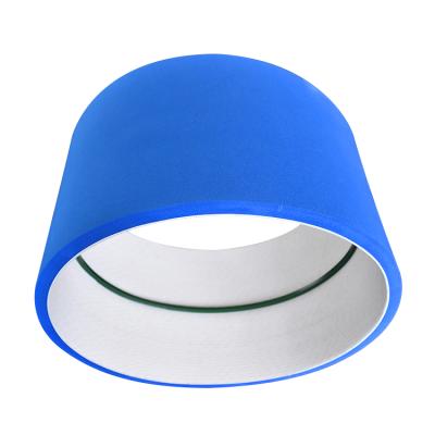 China Soft And Sponge Coating Sponge Customized Hard Blue Rubber Conveyor Belt For Labeling Machine for sale