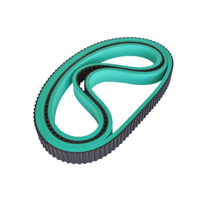 China High wear-resistant vertical seamless green vulcanized rubber film coating packing machine bottom drive belt for sale