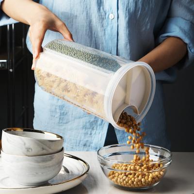 China Stored Storage Containers Box 3.5L For Food Plastic Cereal Kitchen Food Container Box Airtight Airtight Dry Storage Containers for sale