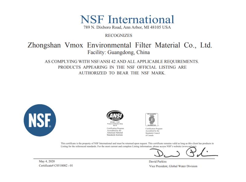 NSF - Zhuhai Xicheng Technology Co., Ltd.