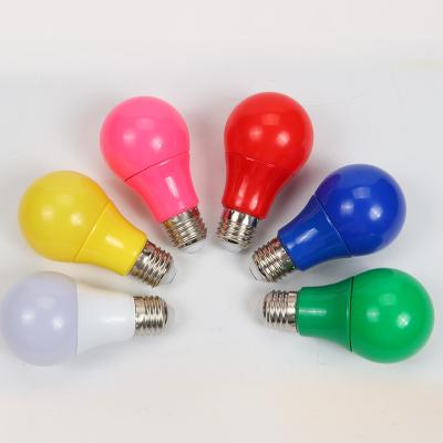 China High Efficiency Store Christmas Plastic Aluminum Now Color Changing Led Lights Home Decoration Light E27 Led Bulb for sale