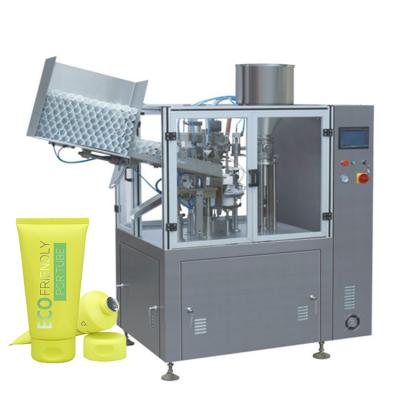 China No Tube No Tube Filling Automatic Cosmetic Plastic Filling And Sealing Machine , Cream Filling Machine for sale