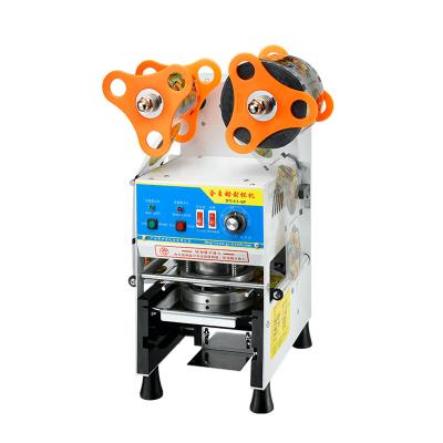 China 2019 new style automatic beverage cup sealing machine coffee cup sealing machine for bubble tea shop equipment for sale